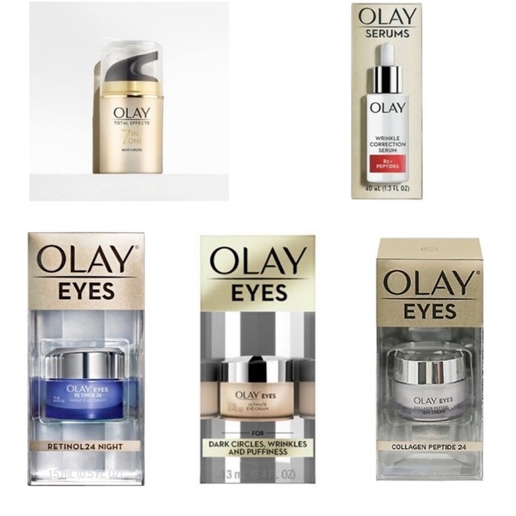 Olay Total Effects 7-in-1 Anti-Aging Moisturizer - 5 Product Bundle - Picture 1 of 9